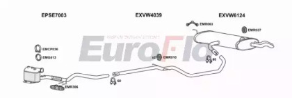 Глушитель EuroFlo VWGOLP20D 0100LHD